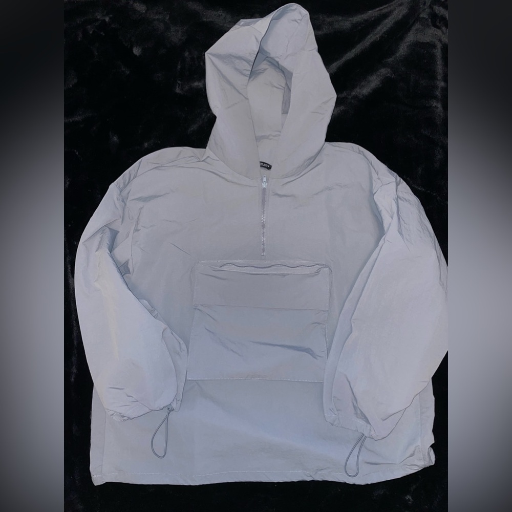 ZARA Nylon Kangaroo Jacket - Picture 2 of 2